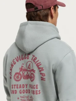 SUDADERA TRIUMPH AZUL