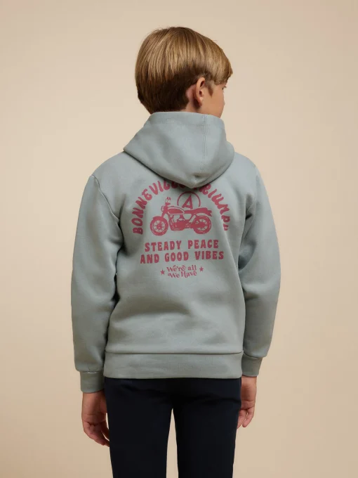SUDADERA TRIUMPH KIDS AZUL